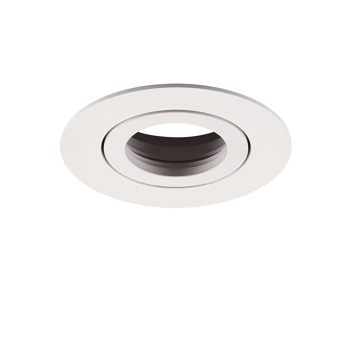 Deckeneinbauring Swing 80 Plan, mit Spannfedern, weiss