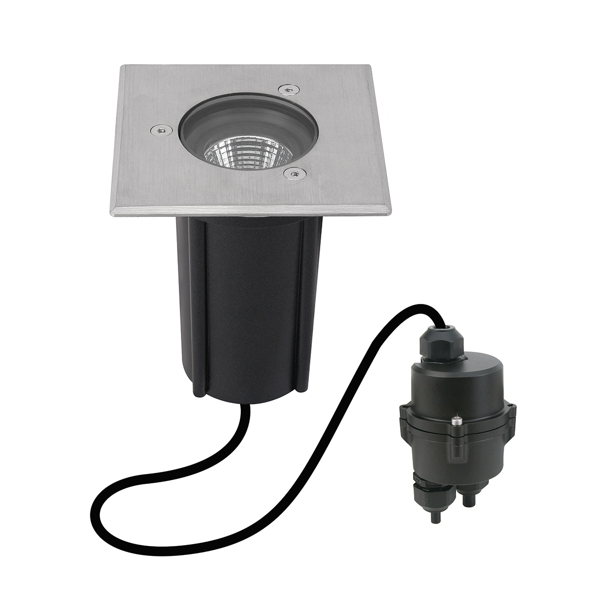 Bodeneinbauleuchte L10 Square, 2700 K