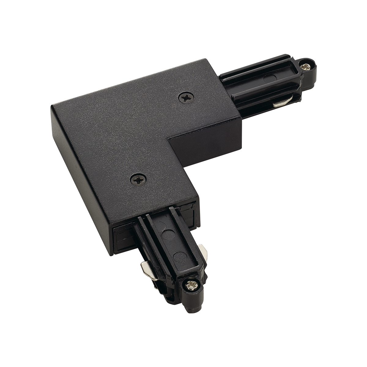 L-Verbinder Unex One, Erdung aussen, schwarz