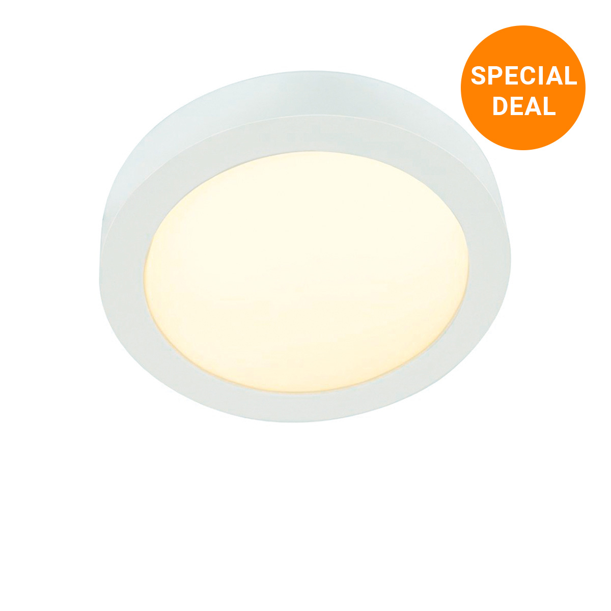 Decken- und Wandaufbauleuchte Takeo Round LED, Ø 240 mm, Ein/Aus