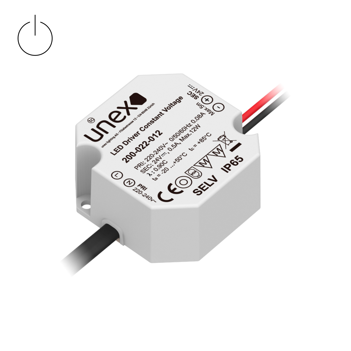 Konstantspannungs-Treiber CV-X-24-012W