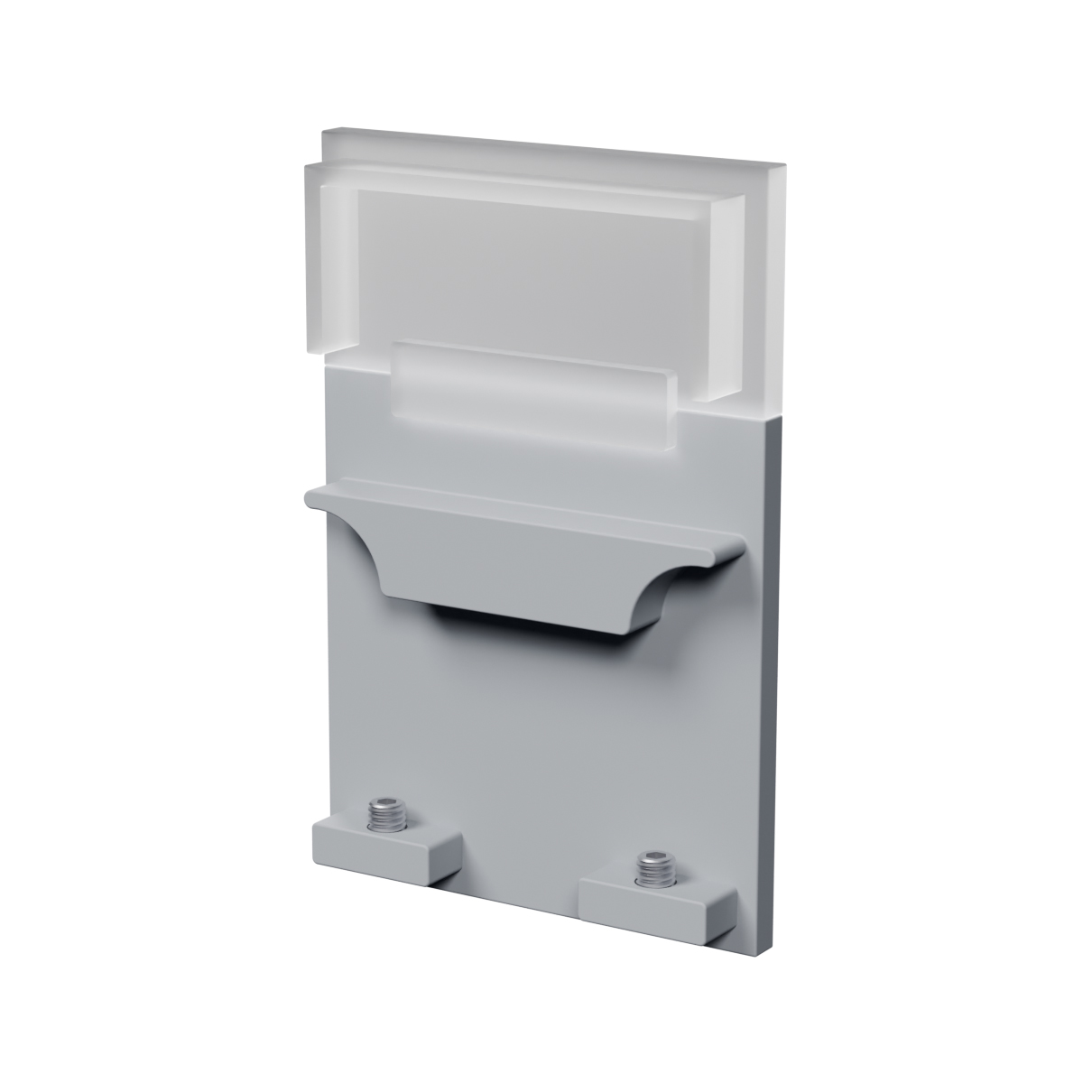 Endkappe Modular 42, für Diffusor 18, silber/opal