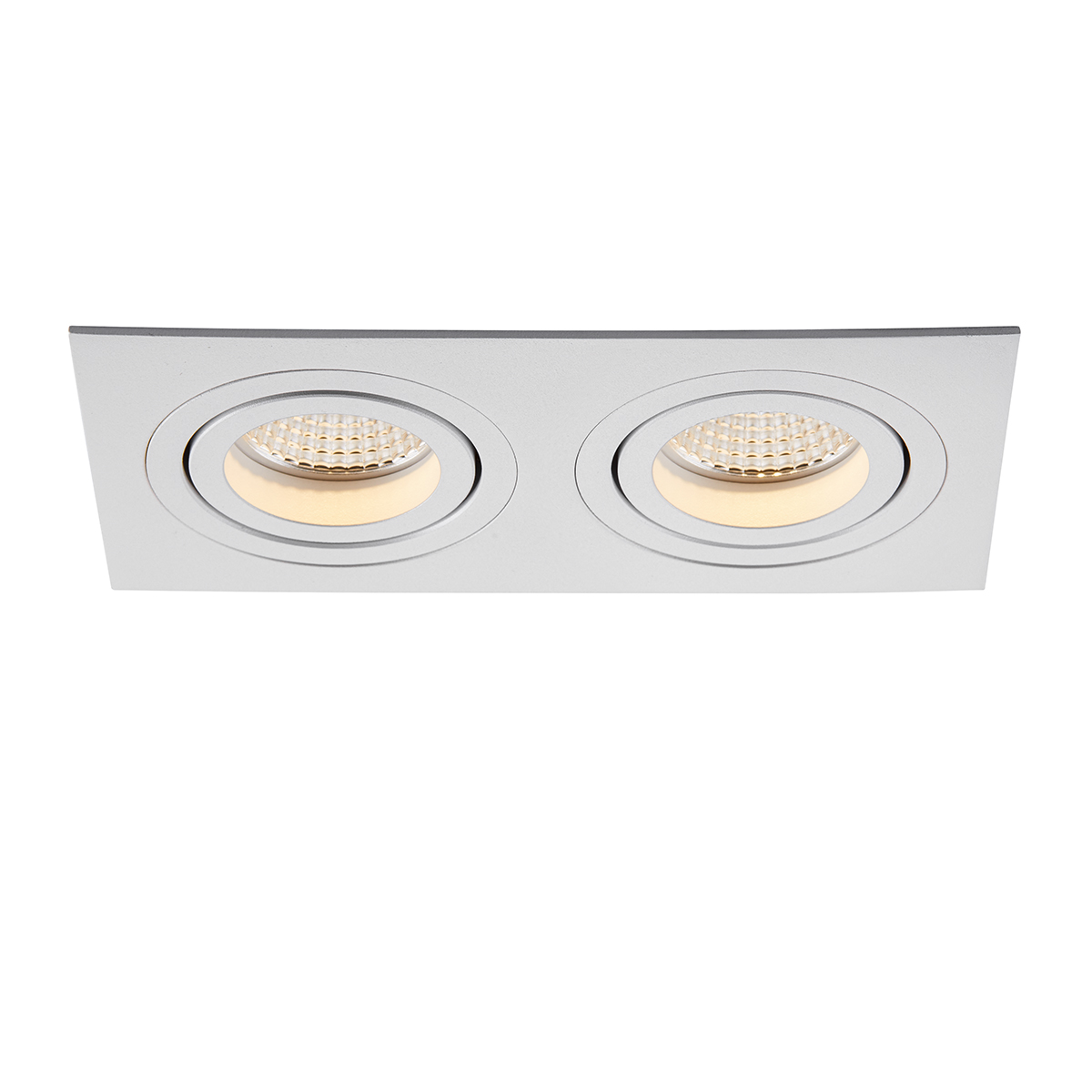 Einbau-Downlight Twist 2X Square Plan, Phasenab.
