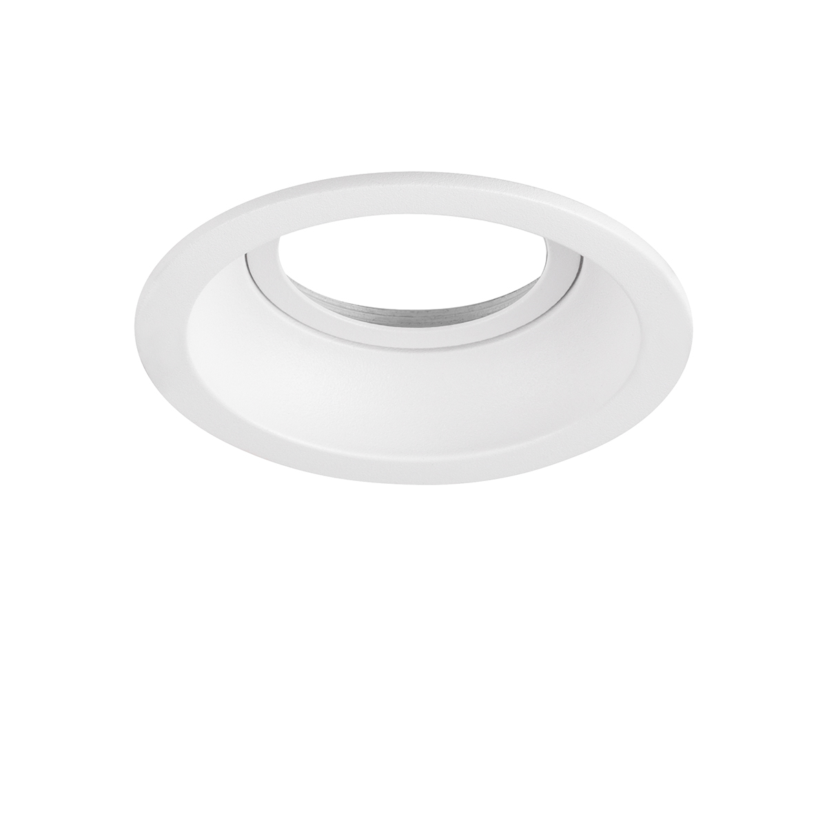 Deckeneinbauring Concave, Bohrloch-Ø 68 mm, weiss