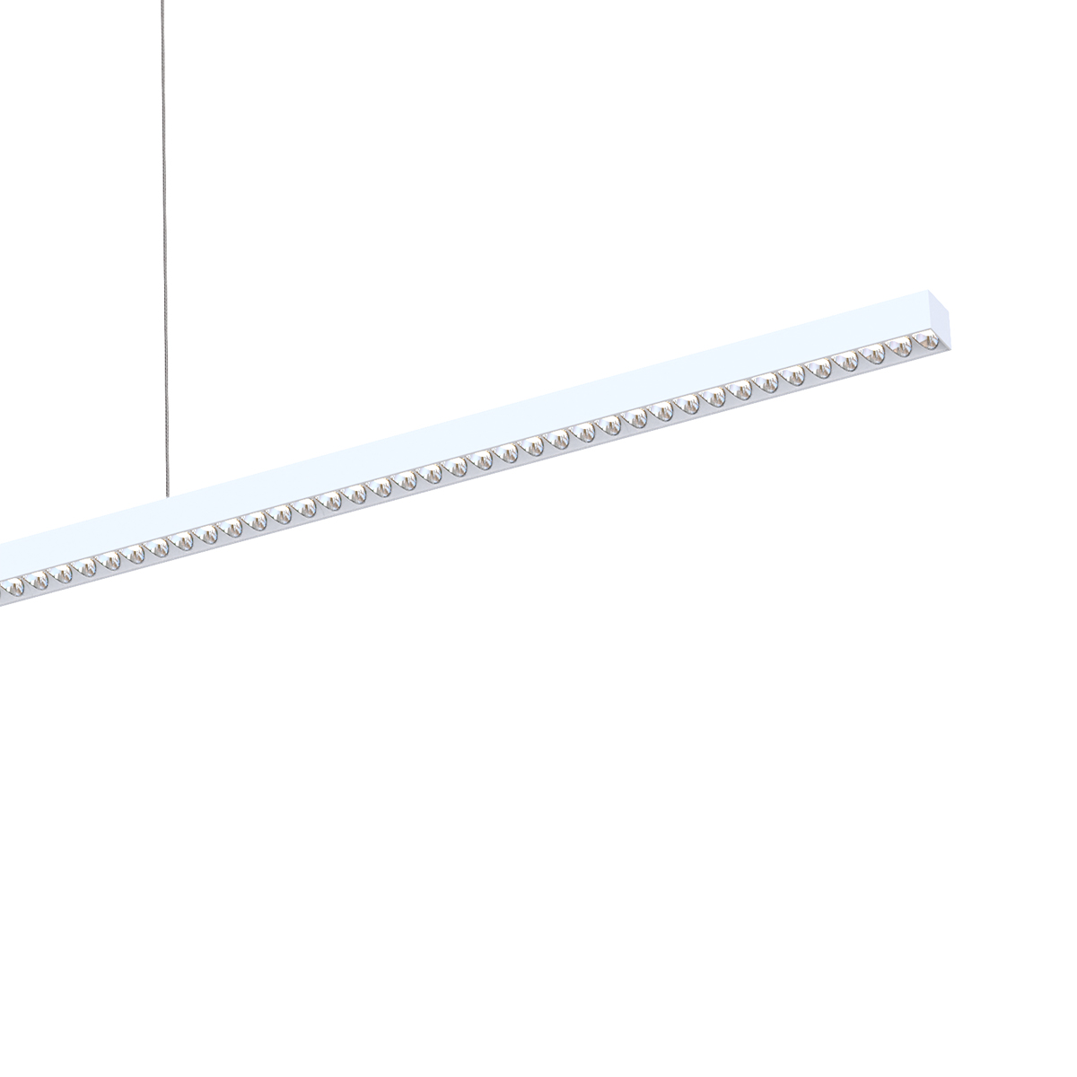 Pendelleuchte Solea Linear, weiss