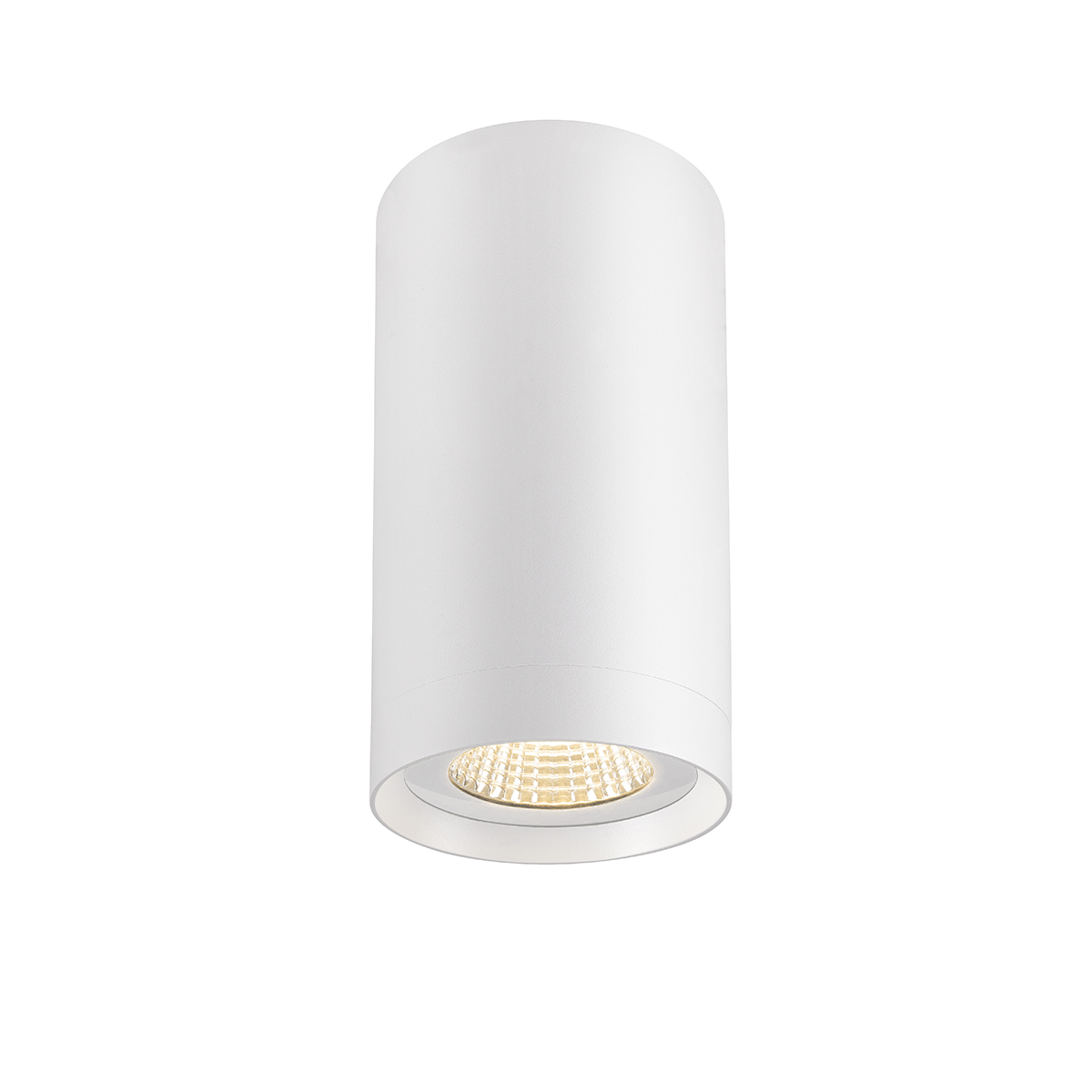 Aufbau-Downlight Cilindro II LED, Ø 80 mm, Phasenab.