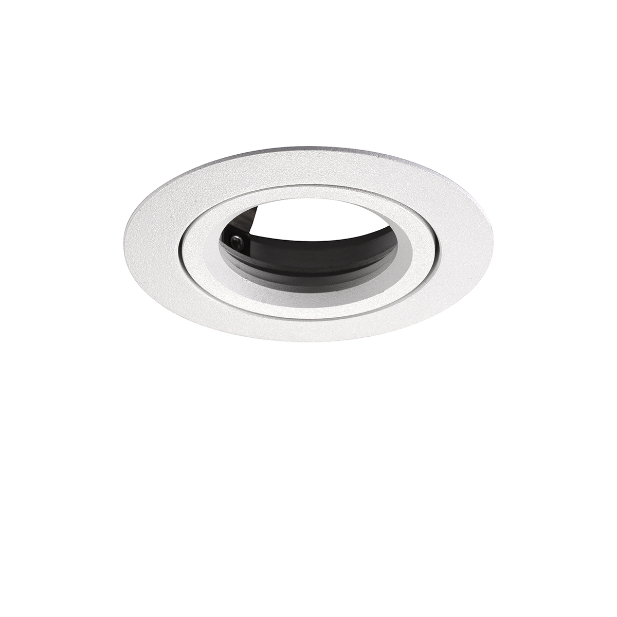 Deckeneinbauring Swing 68, mit Spannfedern, weiss