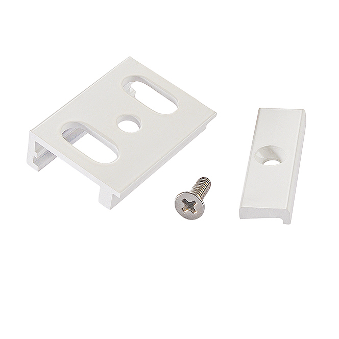 Befestigungsklammer Unex, weiss