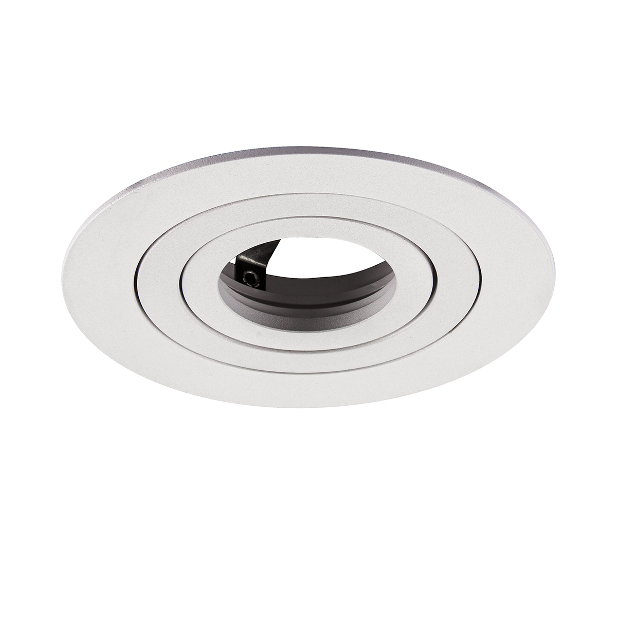 Deckeneinbauring Twist 100 Plan, mit Spannfedern, weiss