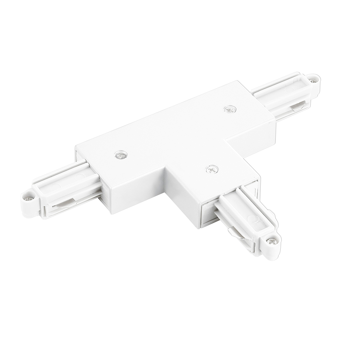 T-Verbinder Unex One, Abzweigung Erdung links, weiss