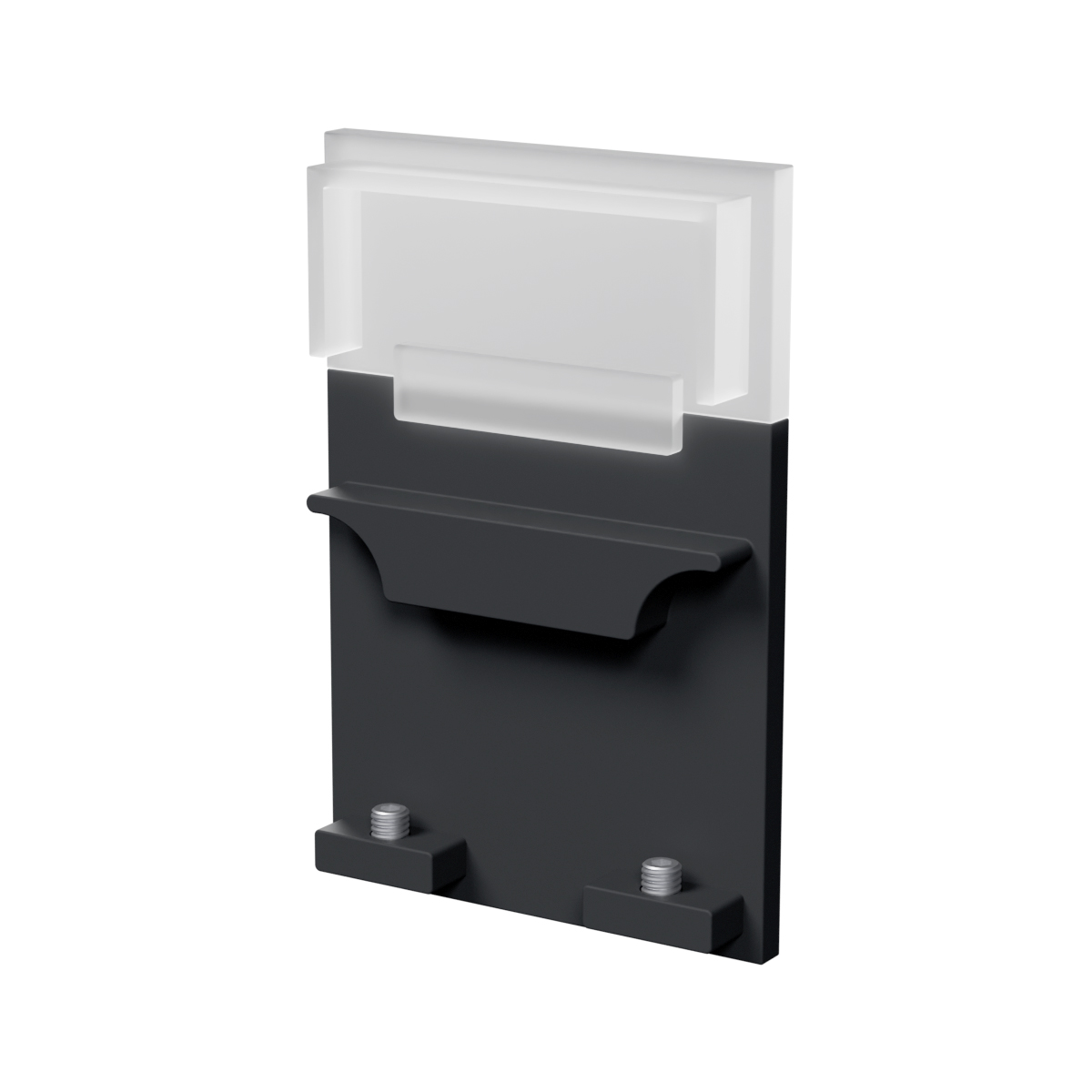 Endkappe Modular 42, für Diffusor 18, schwarz/opal