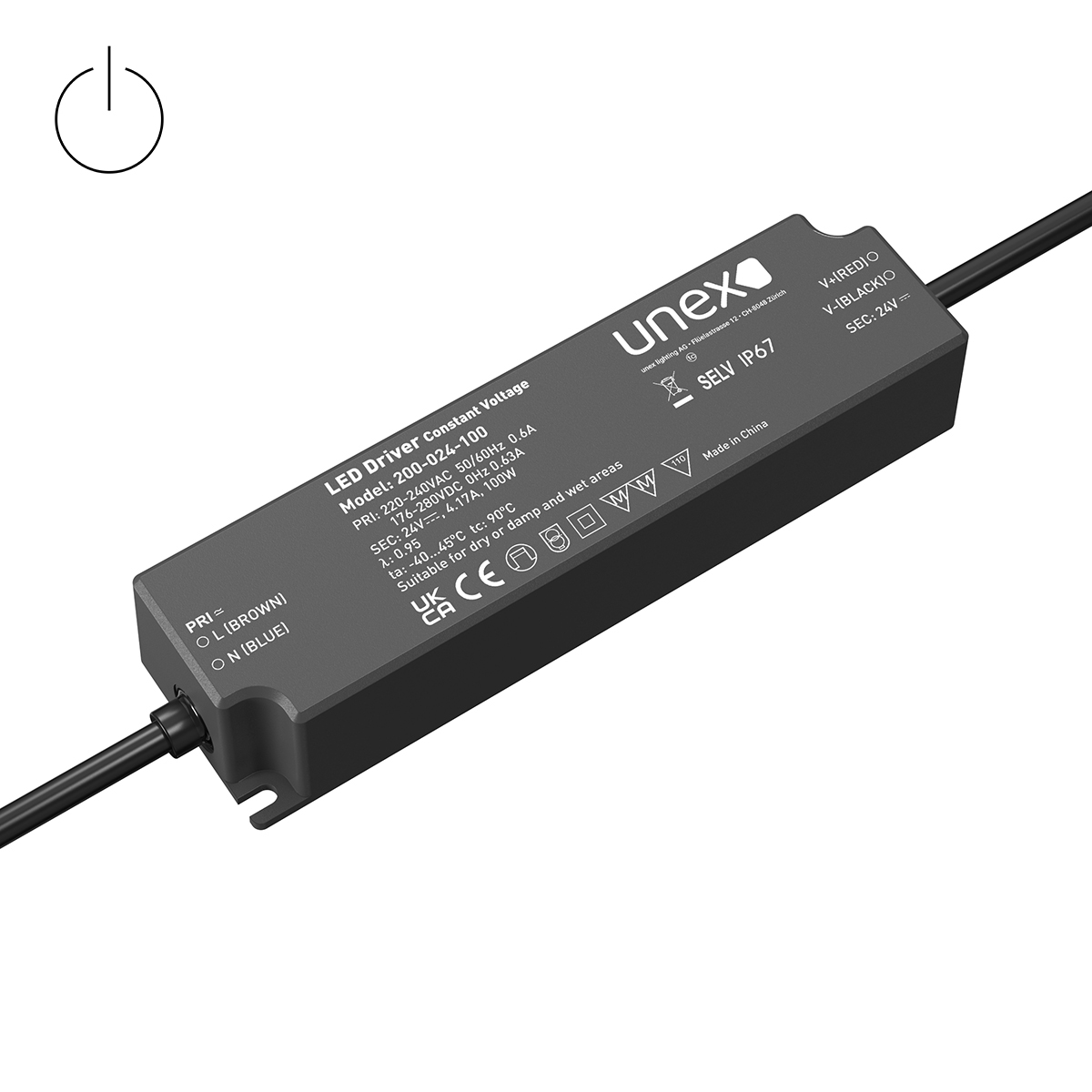 Konstantspannungs-Treiber CV-X-24-100W