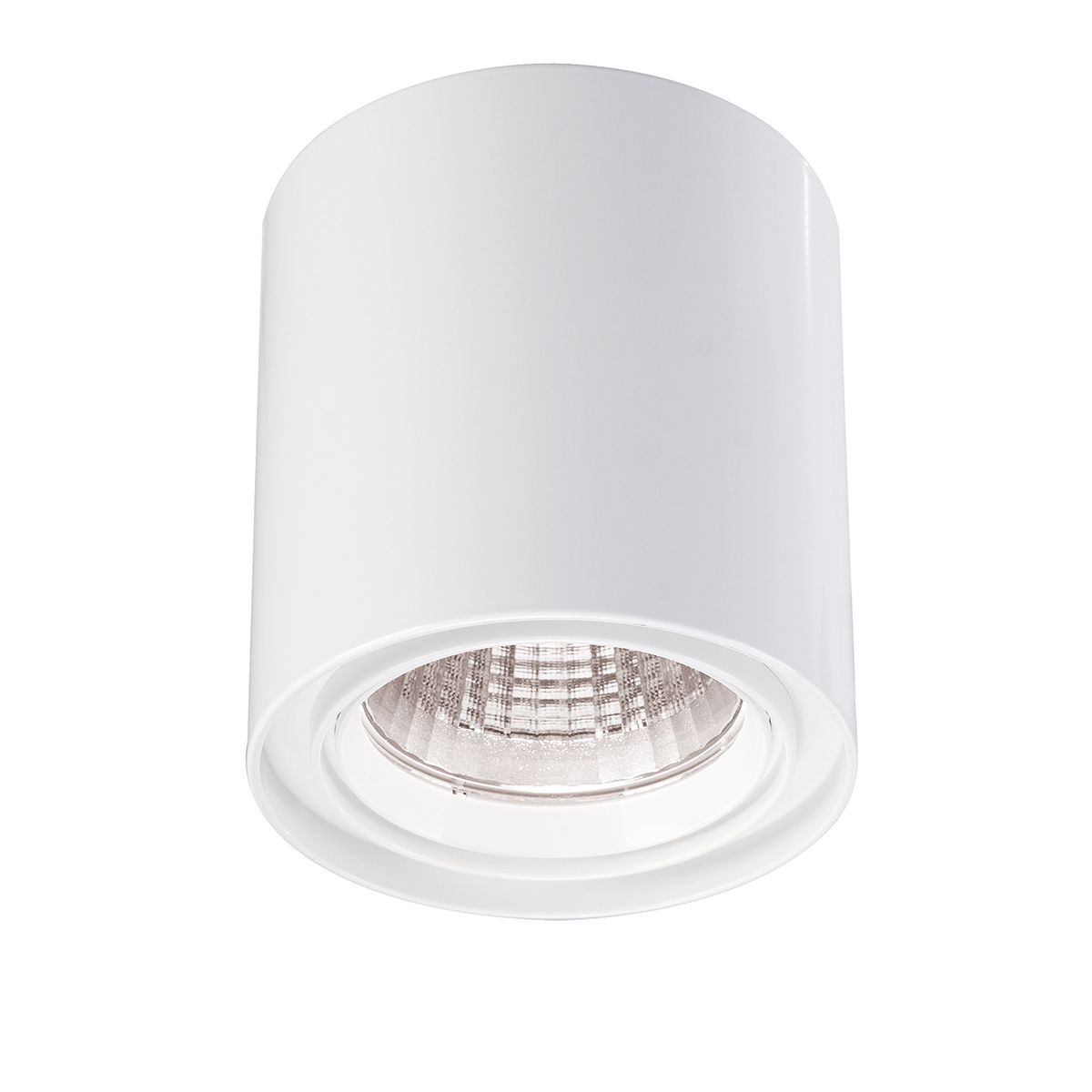 Aufbau-Downlight Cilindro LED, Ø 118 mm, 3000 K, Ein/Aus
