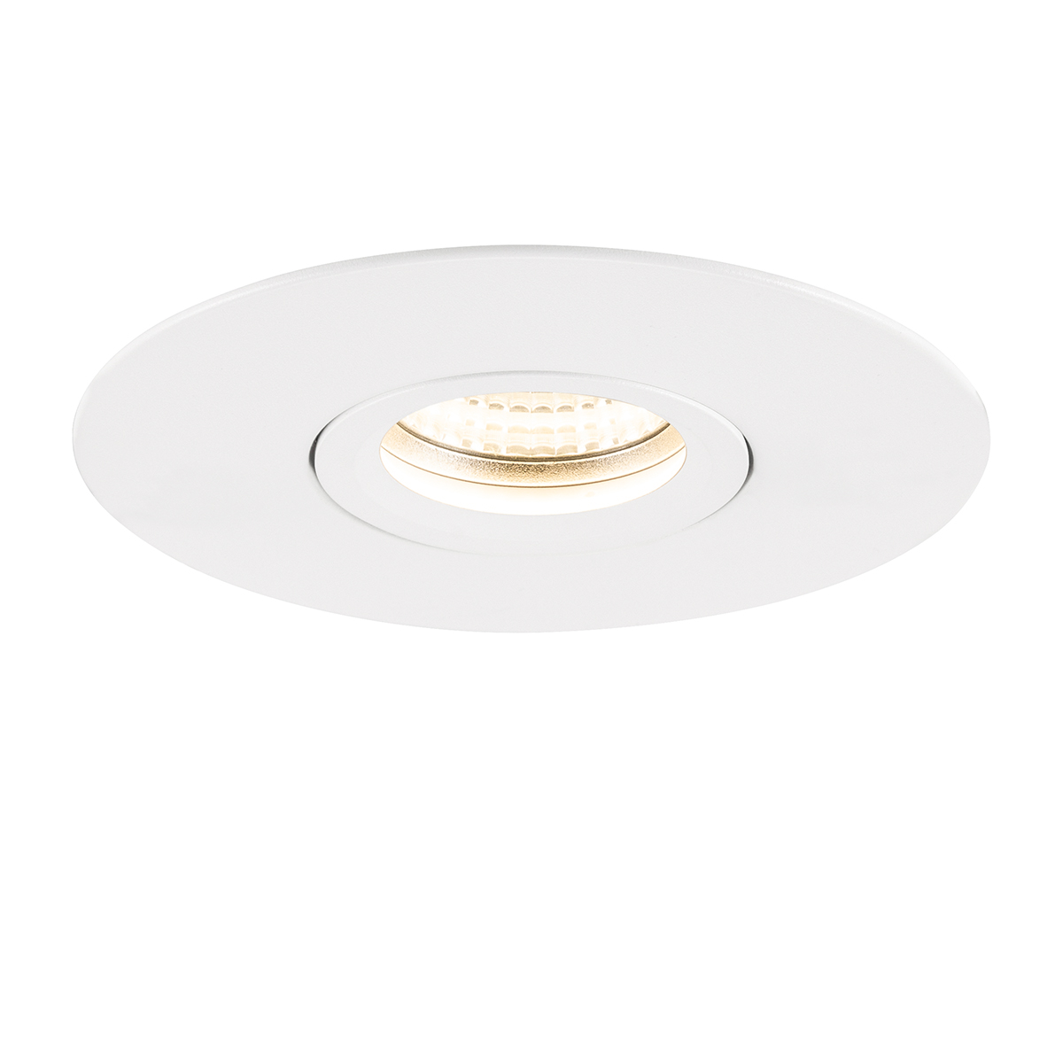 Einbau-Downlight Swing 110, mit RIDL 900, Phasenab., weiss, 60°, 2700 K