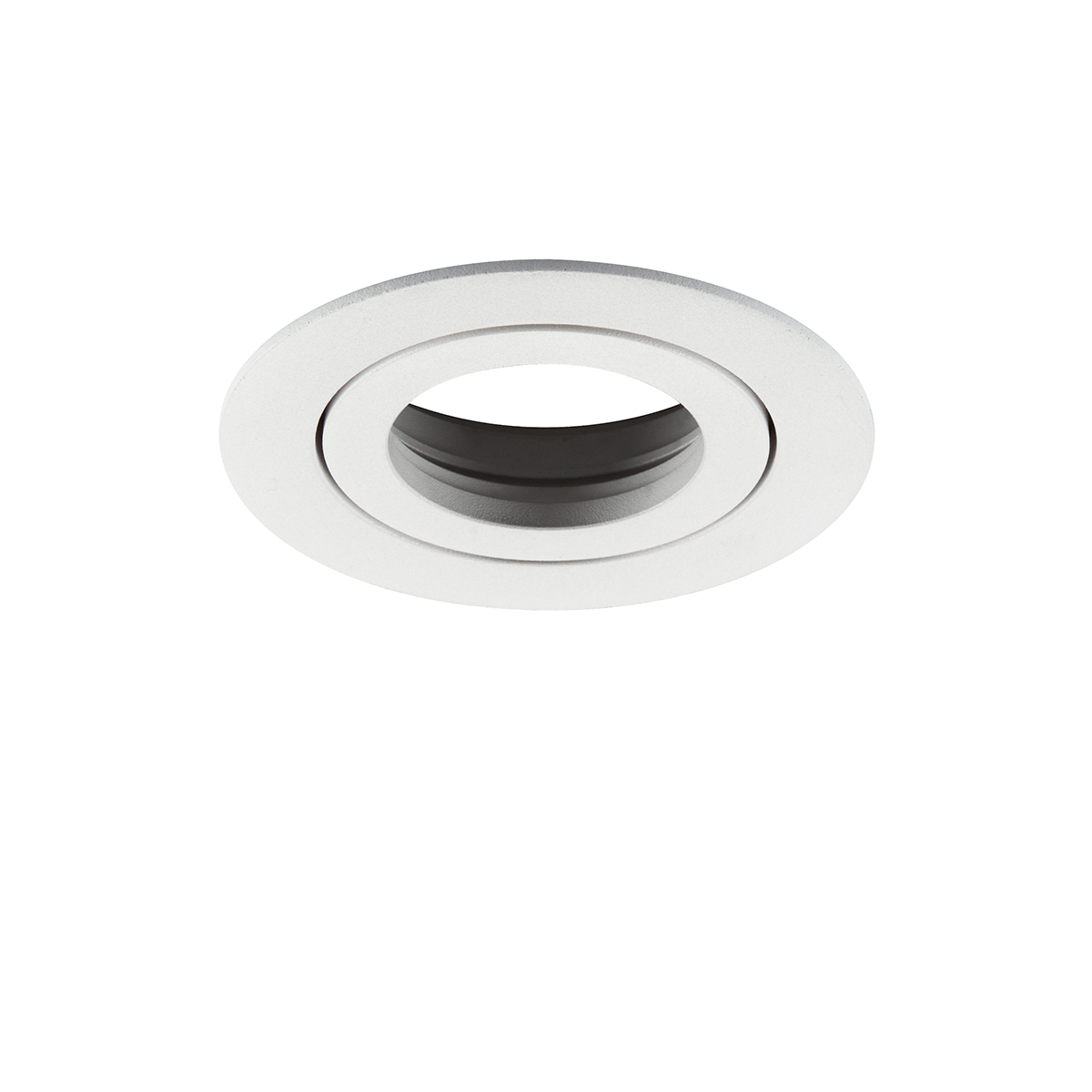 Deckeneinbauring Swing 68 Plan, mit Spannfedern, weiss