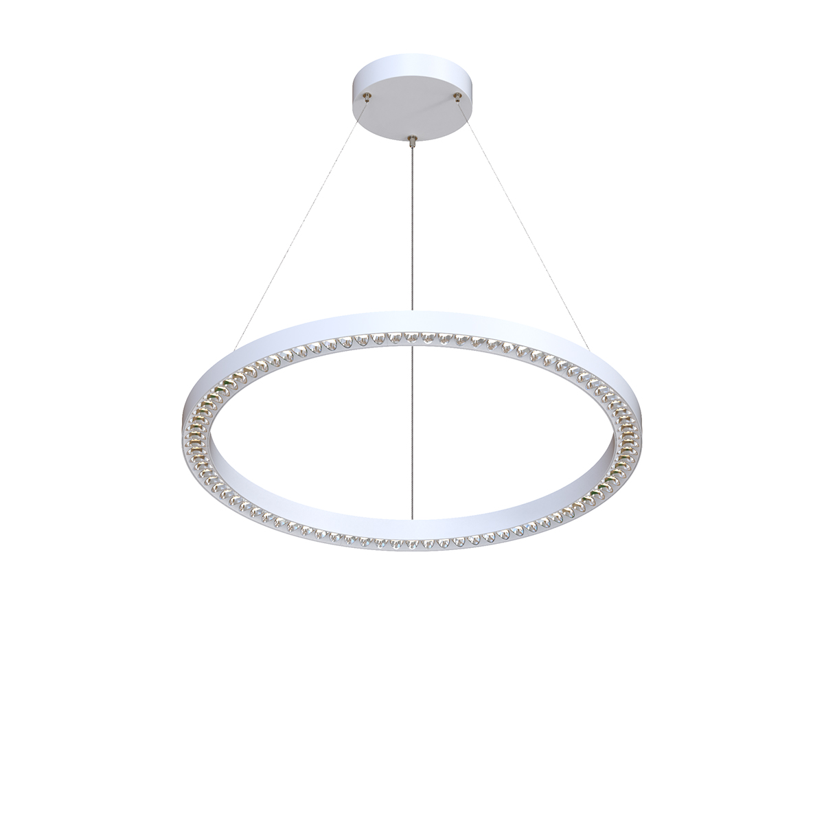 Pendelleuchte Solea Round, Ø 655 mm, weiss