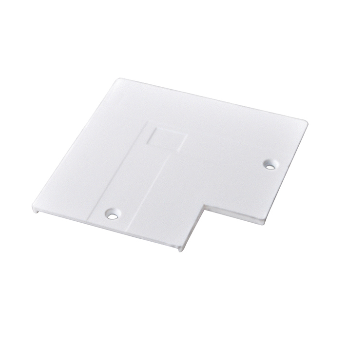 Abdeckplatte Unex, für L-Verbinder, weiss