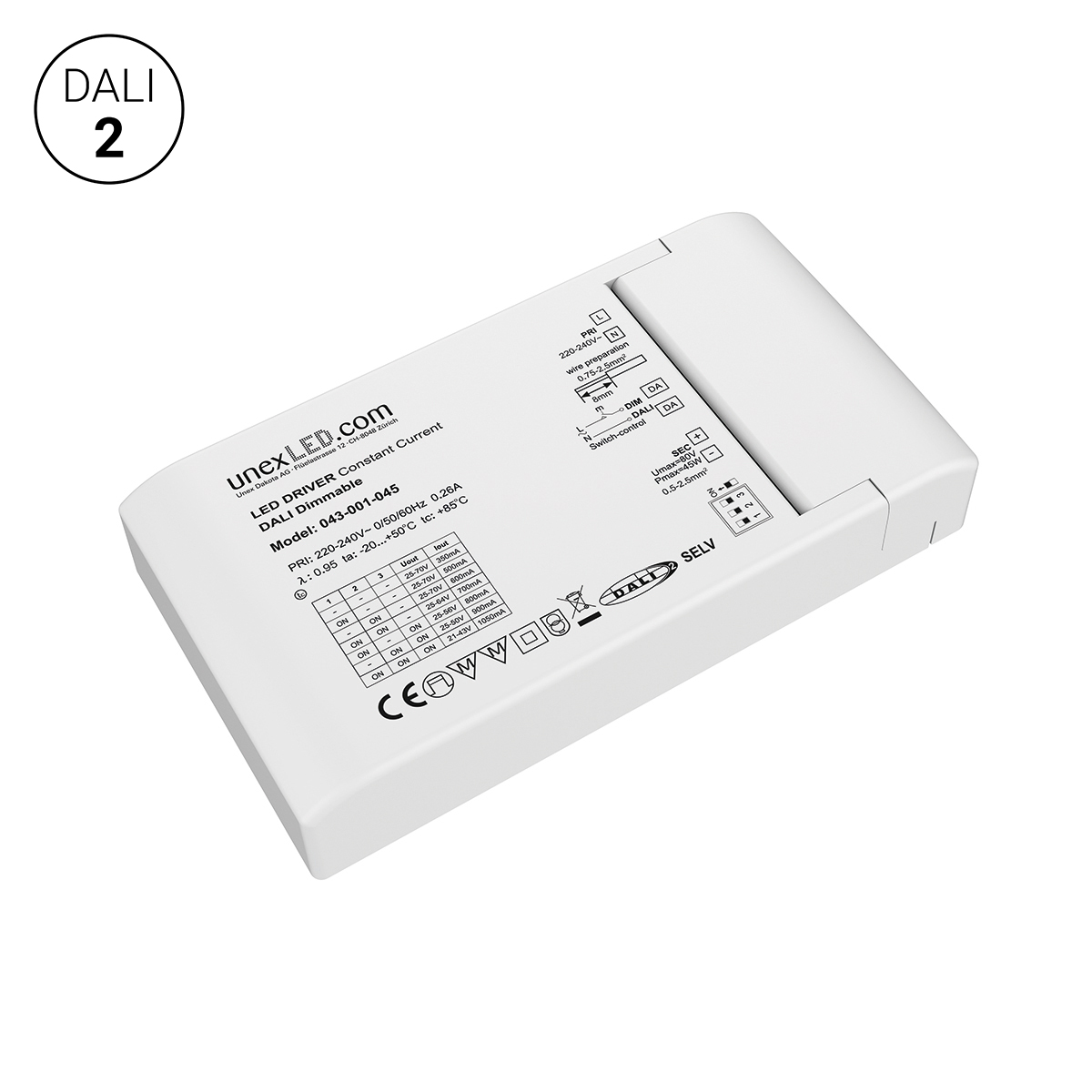 Multi-Konstantstrom-Treiber MC-D-350-1050-045W