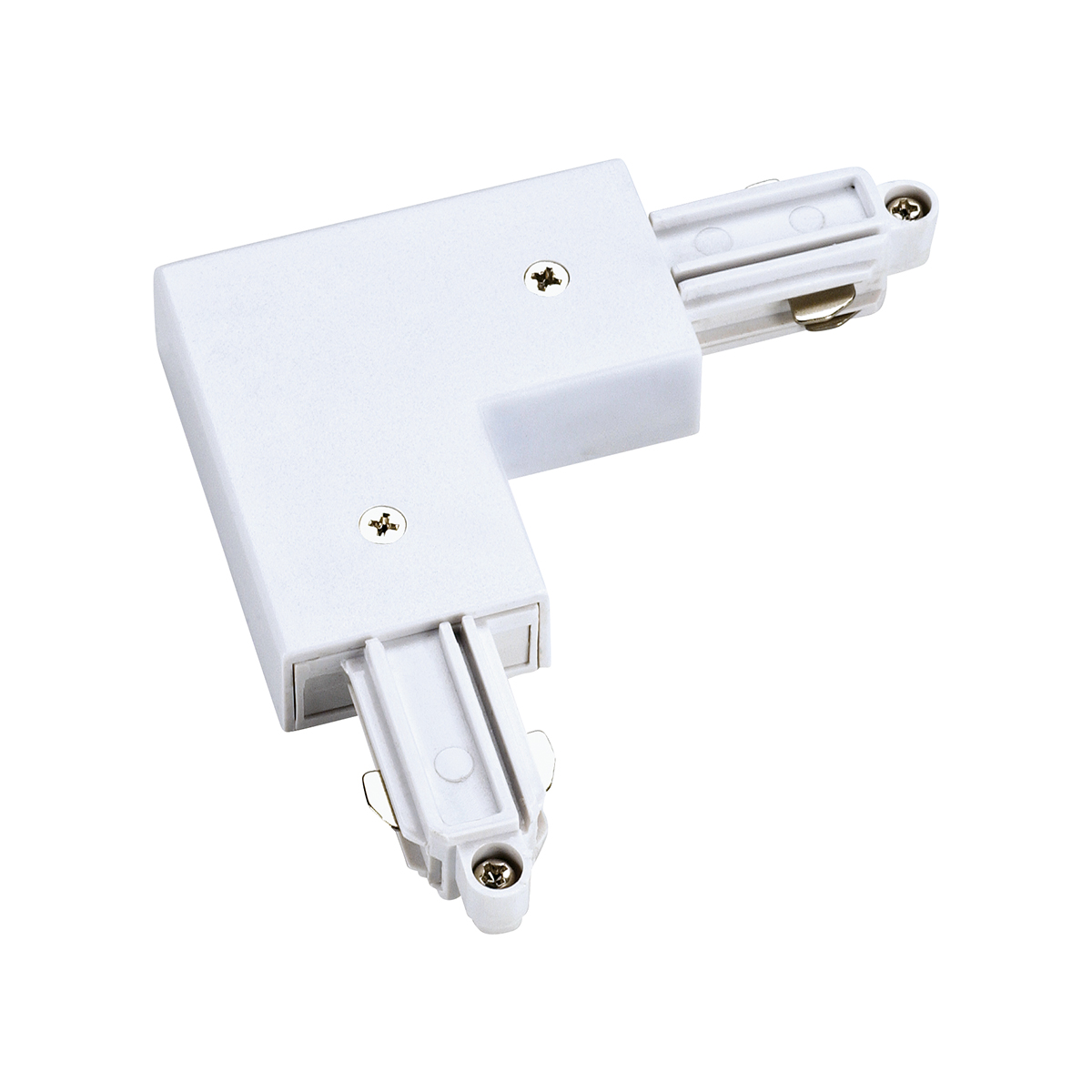 L-Verbinder Unex One, Erdung innen, weiss
