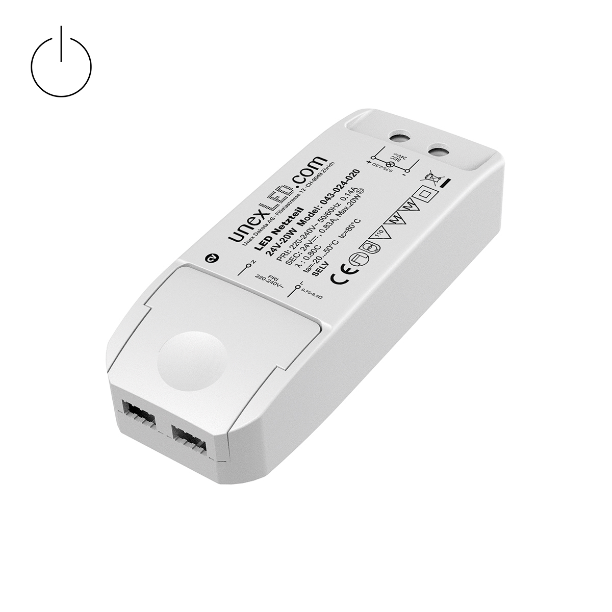 Konstantspannungs-Treiber CV-24-020W