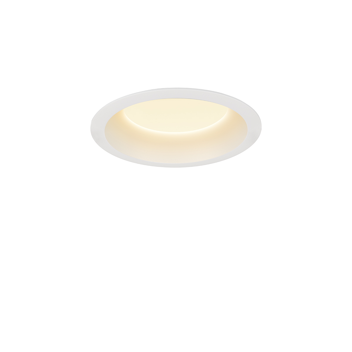 Einbau-Downlight Eco, Bohrloch-Ø 125-132 mm, Phasenab., 950 lm, 3000 K