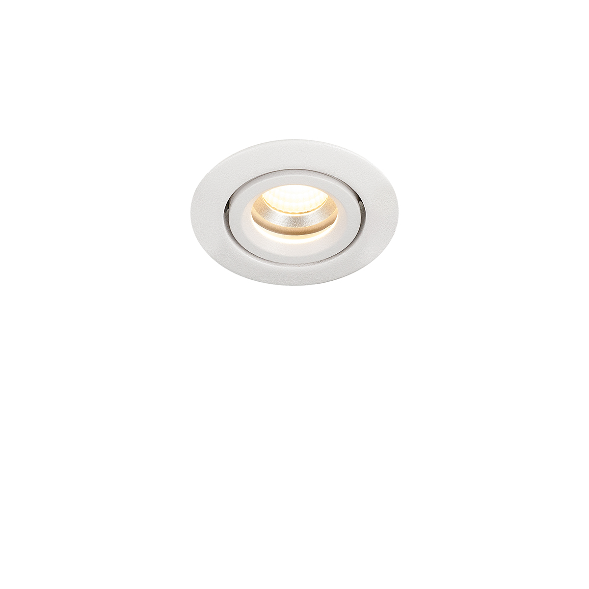 Einbau-Downlight Swing 40, weiss, 18°, 2700 K