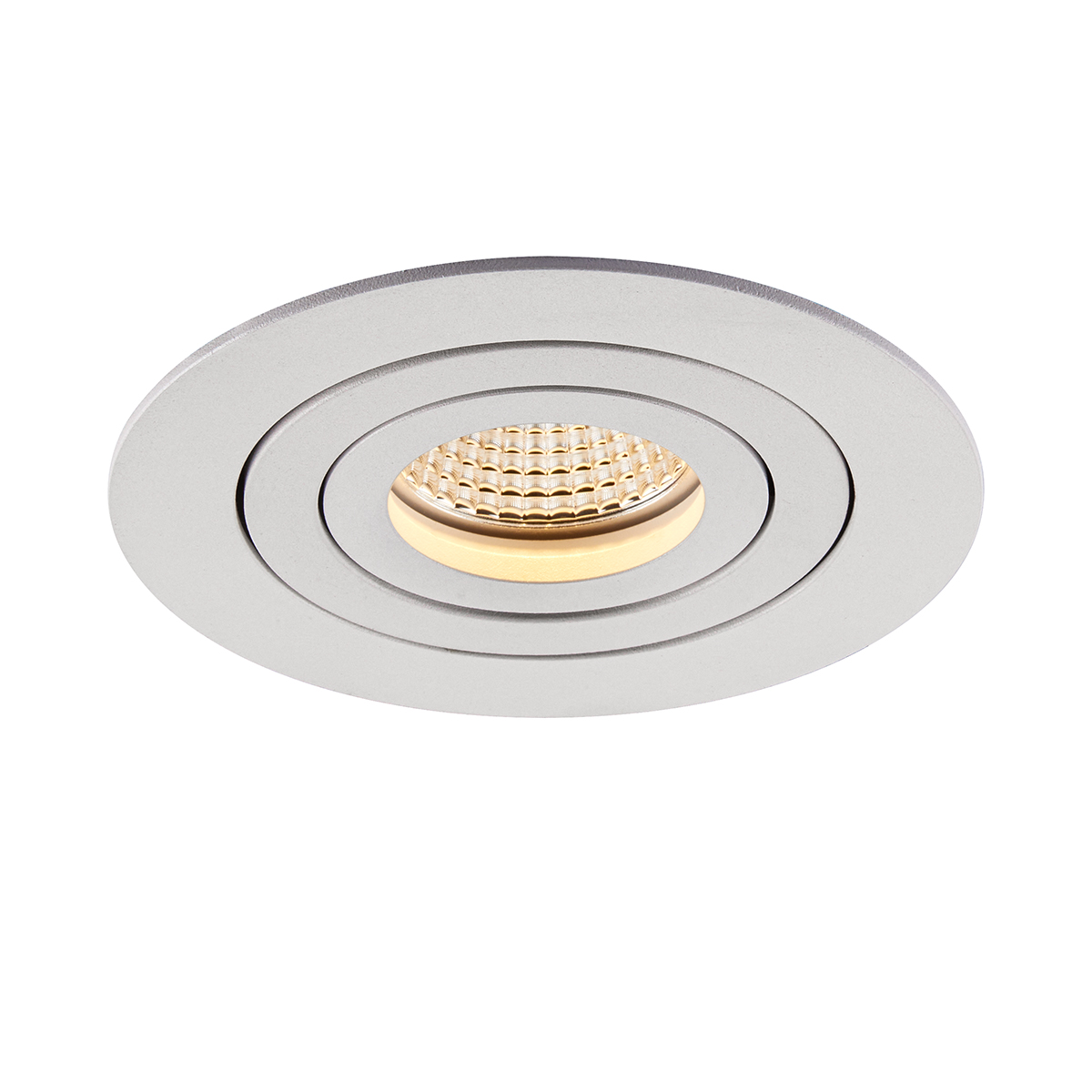 Einbau-Downlight Twist 100 Plan, Phasenab., weiss