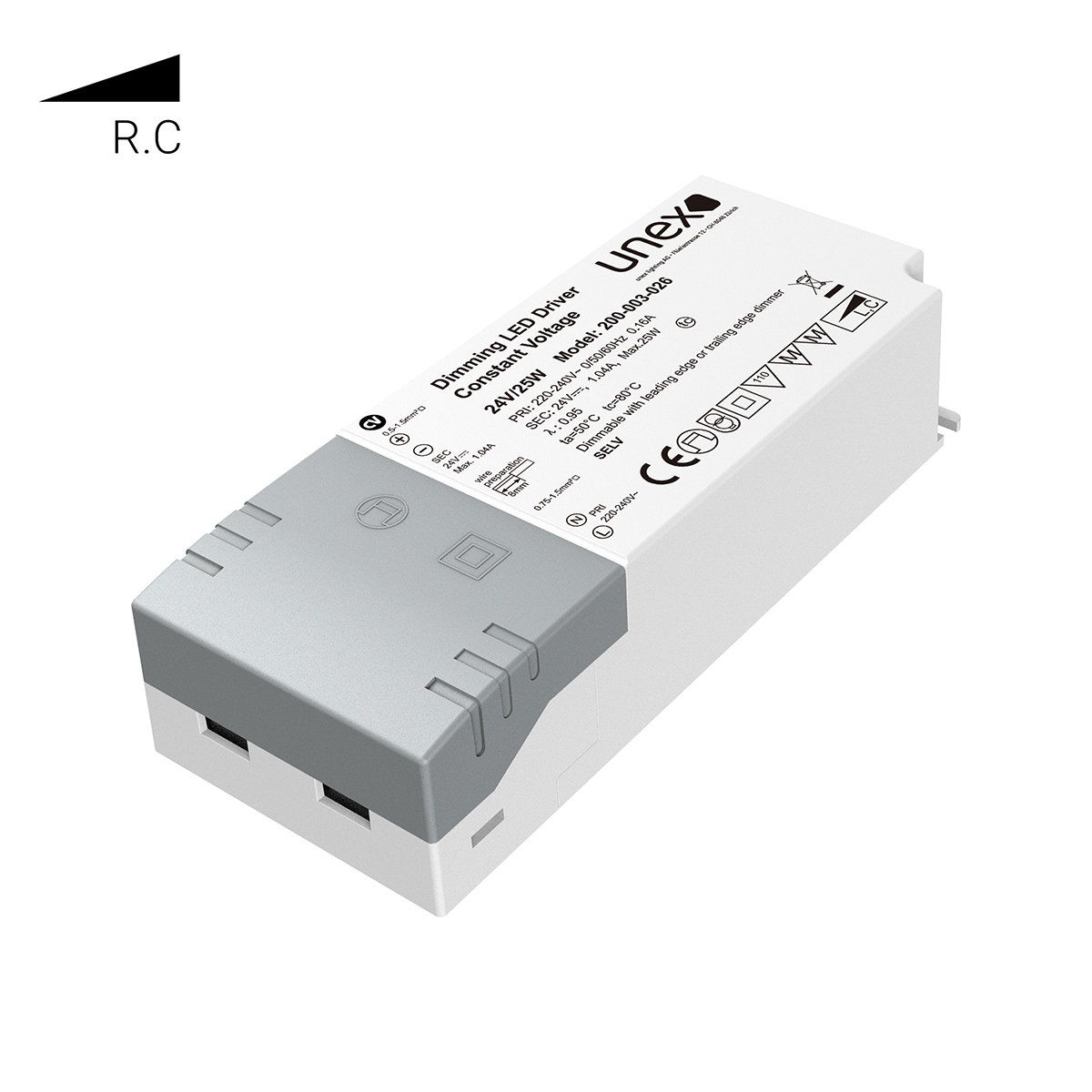 Konstantspannungs-Treiber CV-P-24-025W