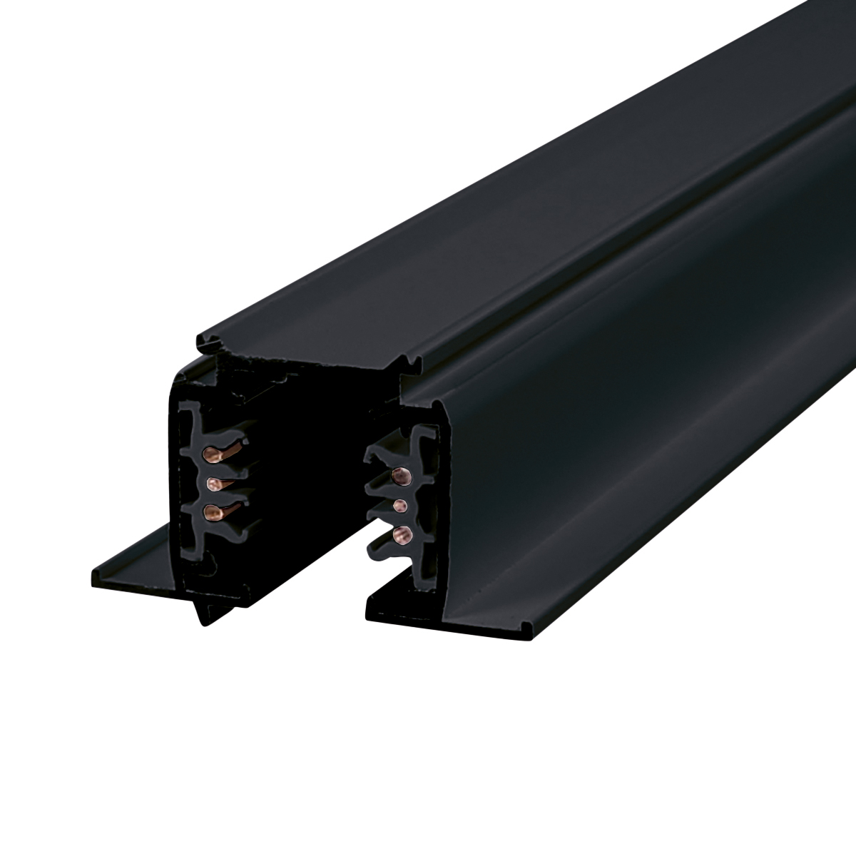 Einbaustromschiene Unex, 1000 mm, schwarz