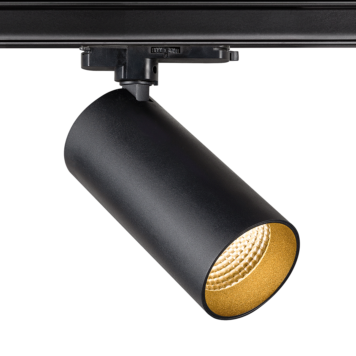 Stromschienen-Strahler RISP 85, 3-Phasen, DALI, schwarz, 3000 K