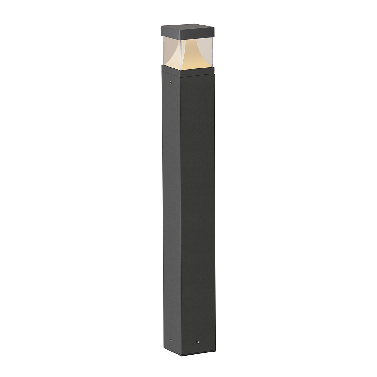 Pollerleuchte Tom Concave Square II, 1100 mm