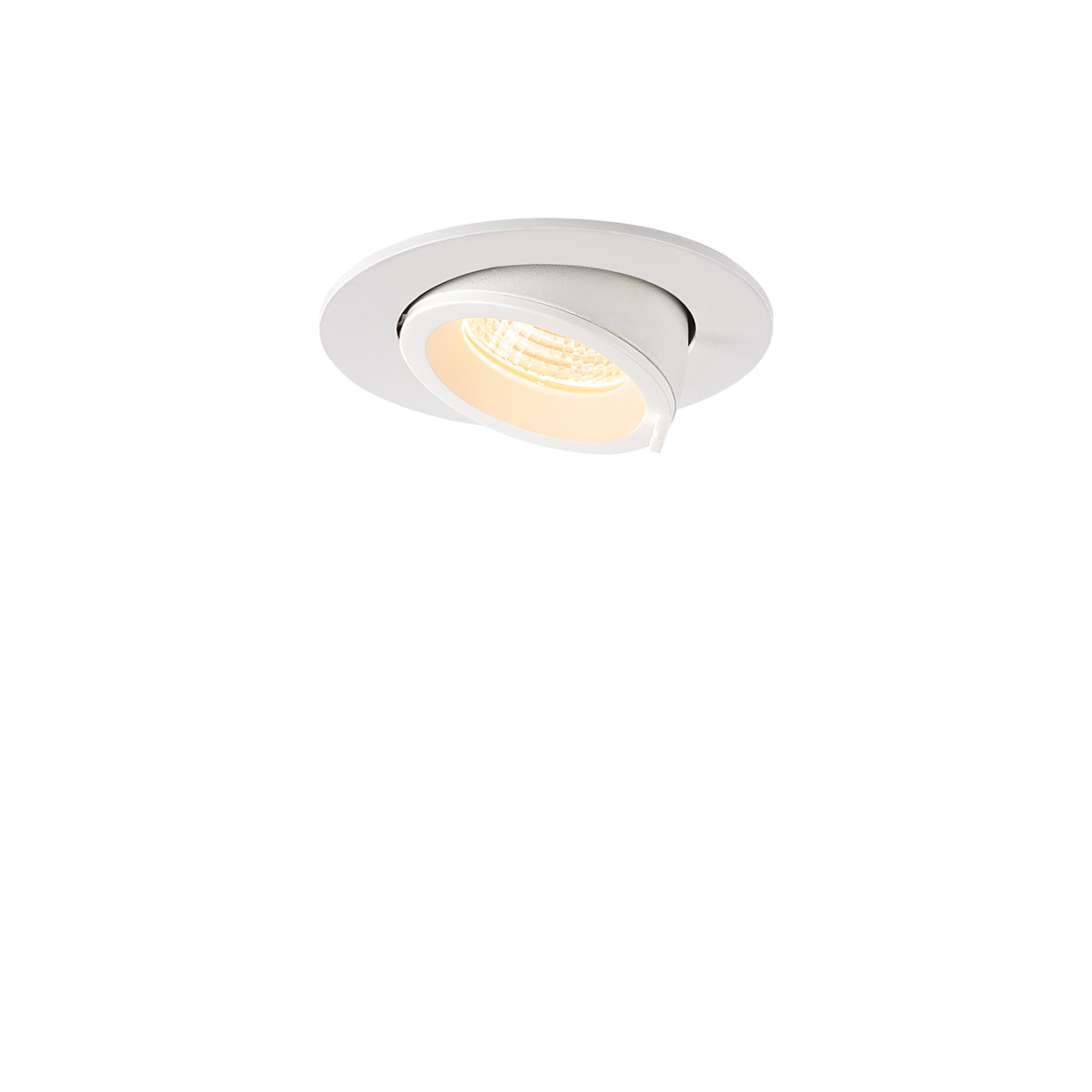 Einbau-Downlight Mira II LED, Bohrloch-Ø 75 mm, 3000 K, weiss