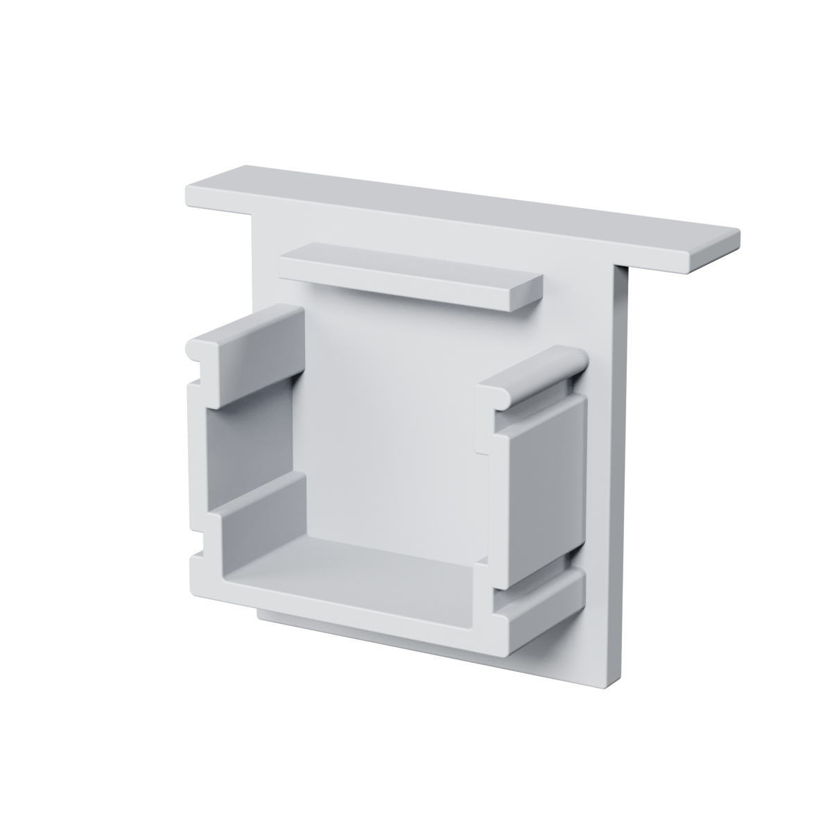 Endkappe Basic 18, für U-Profil mit Kragen