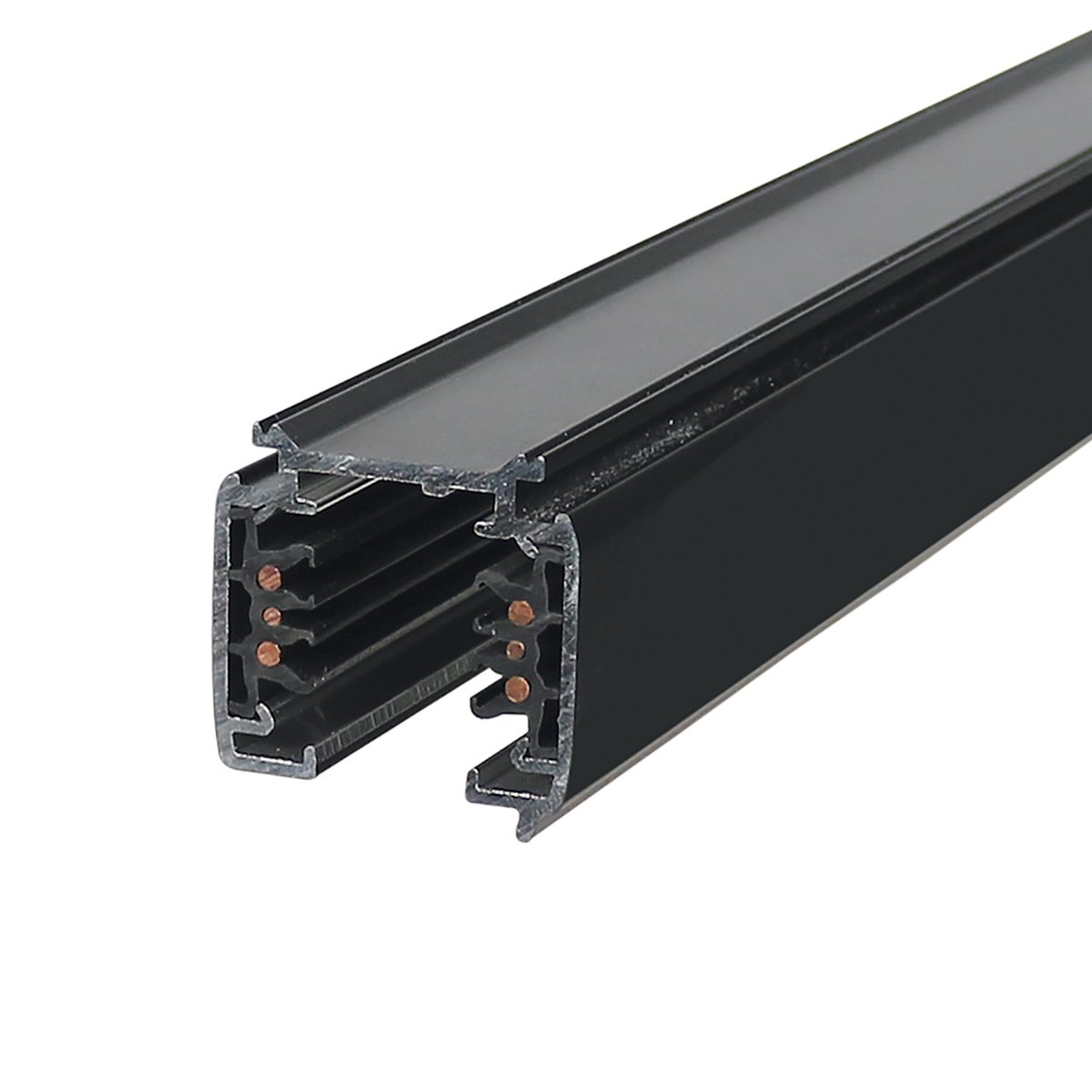 Aufbaustromschiene Unex, 1000 mm, schwarz